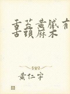 舌苔黄腻有齿痕舌头麻木