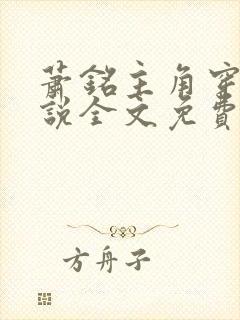 萧铭主角穿越小说全文免费阅读