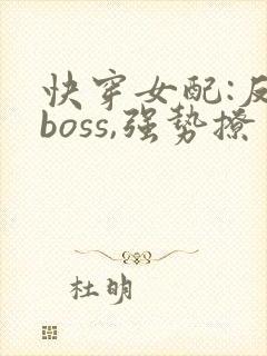 快穿女配:反派boss,强势撩 本宫微胖