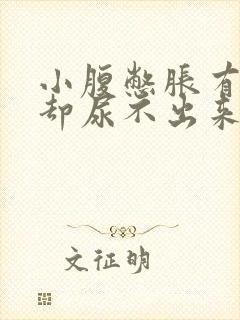 小腹憋胀有尿意却尿不出来