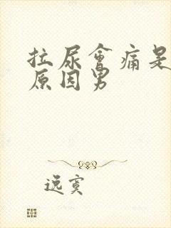 拉尿会痛是什么原因男