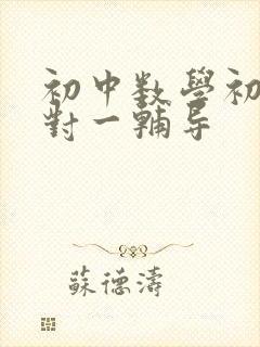 初中数学初二一对一辅导