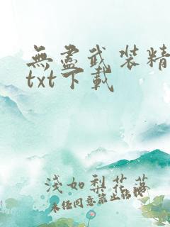 无尽武装精校版txt下载