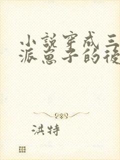 小说穿成三个反派崽子的后娘怎么办阅读