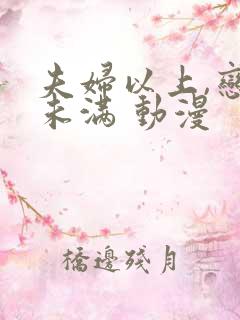 夫妇以上,恋人未满 动漫