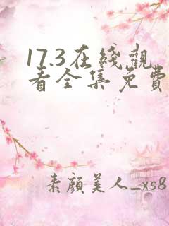 17.3在线观看全集免费完整国语版高清