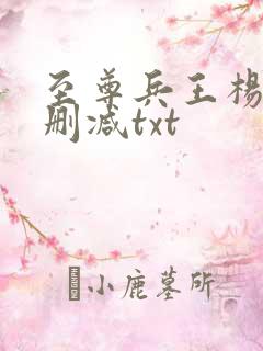 至尊兵王杨浩无删减txt