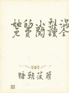 她的小梨涡小说免费阅读全文无删减