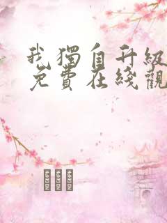 我独自升级动漫免费在线观看