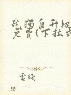 我独自升级漫画免费(下拉式)