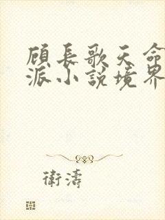 顾长歌天命大反派小说境界