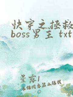 快穿之拯救黑化boss男主 txt