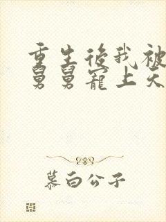 重生后我被渣男舅舅宠上天