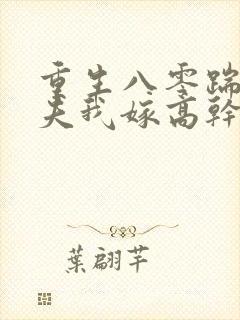 重生八零踹开渣夫我嫁高干短剧免费观看