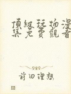 顶级玩物漫画全集免费观看下拉式