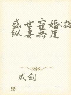 盛世宠婚:总裁纵妻无度