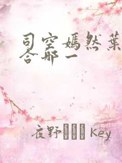 司空嫣然叶凡结合哪一