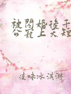 被闪婚后千亿老公宠上天短剧