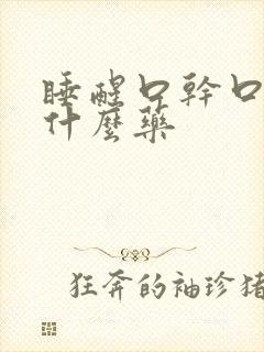 睡醒口干口苦用什么药