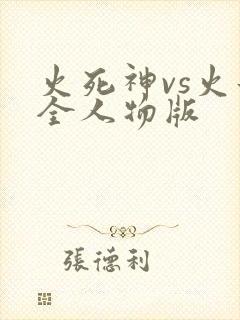 火死神vs火影全人物版