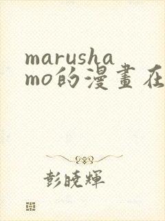 marushamo的漫画在哪能看