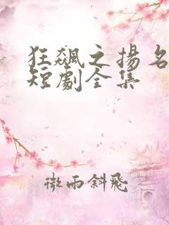 狂飙之扬名立万短剧全集