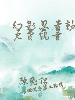 幻影忍者动画片免费观看