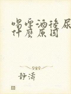 喝啤酒后尿多是什么原因