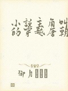 小说主角叫李辰的穿越唐朝小说