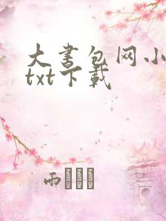 大书包网小说网txt下载