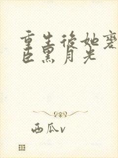 重生后她变成权臣黑月光