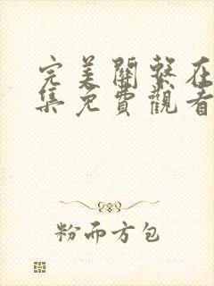 完美关系在线全集免费观看完整版