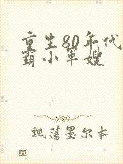 重生80年代学霸小军嫂