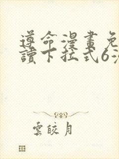 遵命漫画免费阅读下拉式6漫画