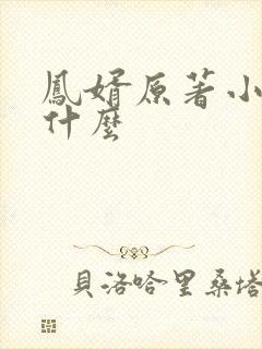 凤婿原著小说叫什么