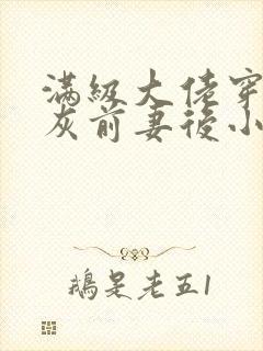 满级大佬穿成炮灰前妻后小说