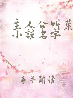 主人公叫叶帆的小说名字