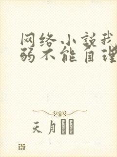 网络小说我那柔弱不能自理的夫君