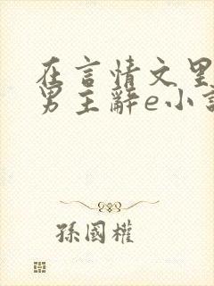 在言情文里撩直男主辞e小说