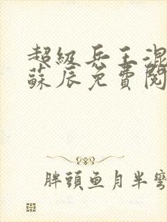 超级兵王混都市苏辰免费阅读全文