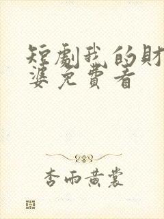 短剧我的财阀老婆免费看