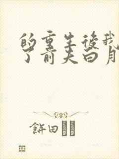 的重生后我顶替了前夫白月光