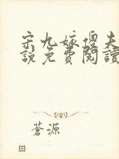 宋九嫁傻夫的小说免费阅读