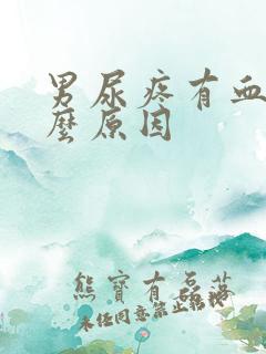 男尿疼有血是什么原因