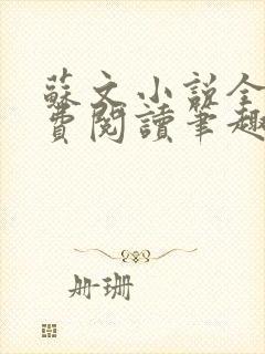 苏文小说全文免费阅读笔趣阁