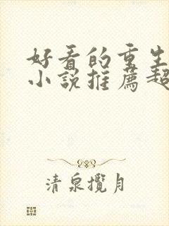 好看的重生复仇小说推荐超经典