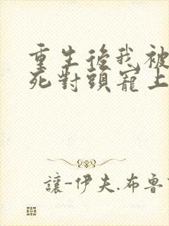 重生后我被渣男死对头宠上天短剧