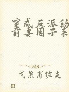 穿成反派的炮灰前妻团子来袭