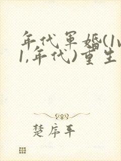 年代军婚(1v1,年代)重生