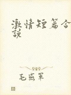 激情短篇合集小说